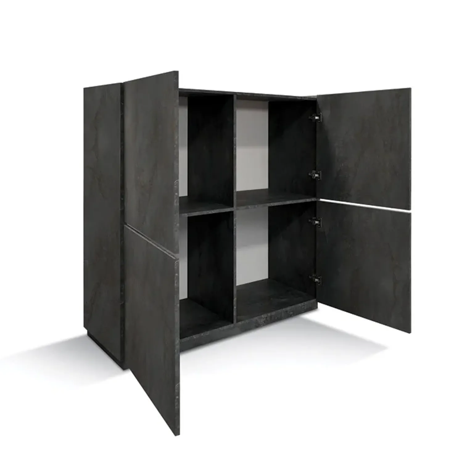 Credenza alta 136x140h cm 4 ante ossido Blitz