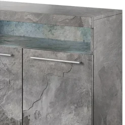 Credenza alta 91x92h cm 2 ante moderna ossido Frisk