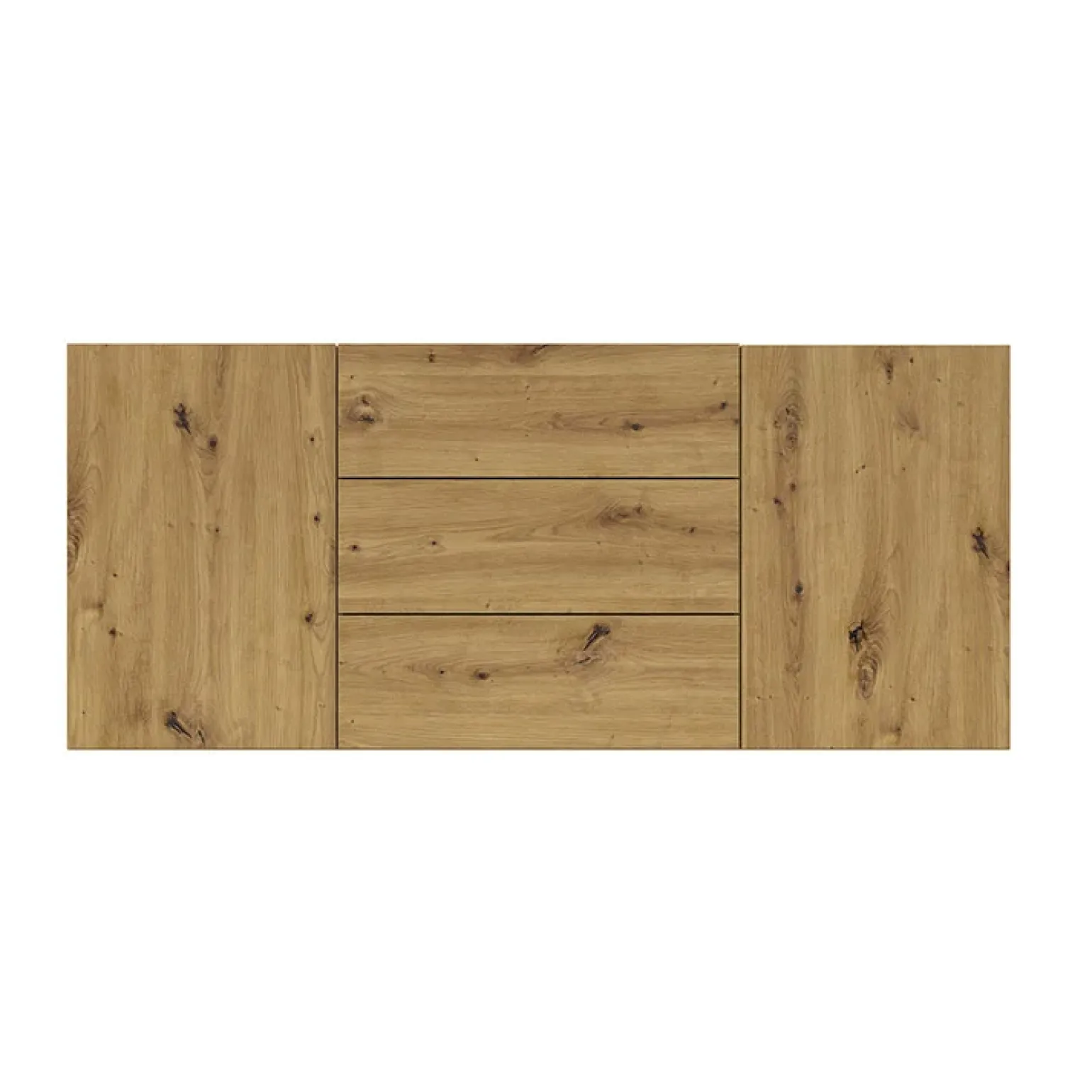 Credenza sospesa 140x63h cm moderna rovere Fusion