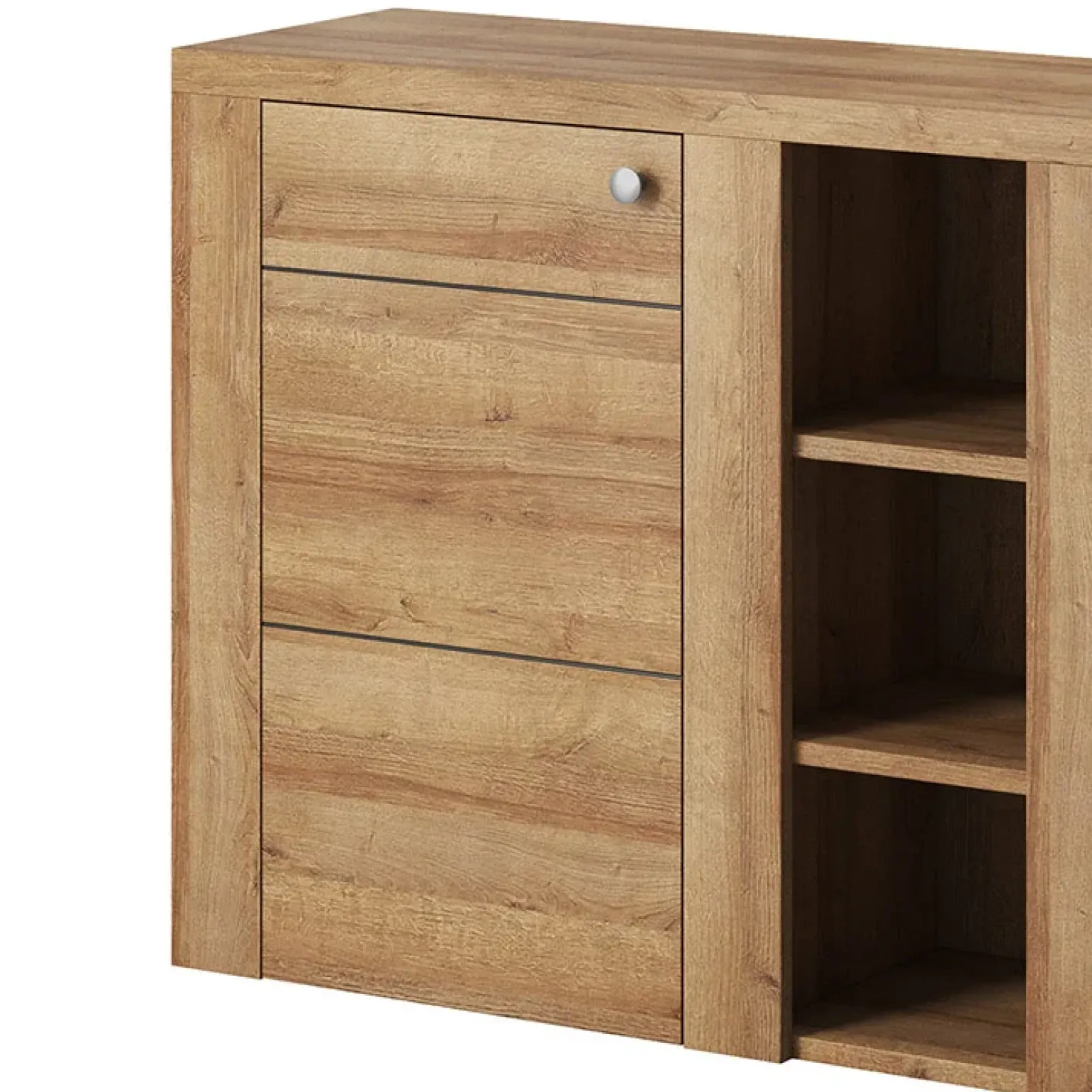 Credenza 155x85cm 2 ante moderna rovere Paloma 2