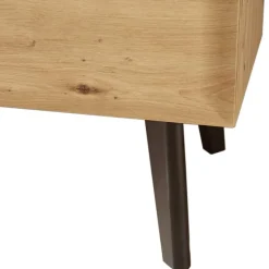 Credenza 107x83h cm 1 anta 3 cassetti moderna rovere Alimena Gihome®