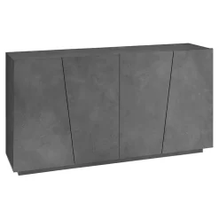 Credenza 159x86h cm 4 ante moderna ossido Candia Gihome®