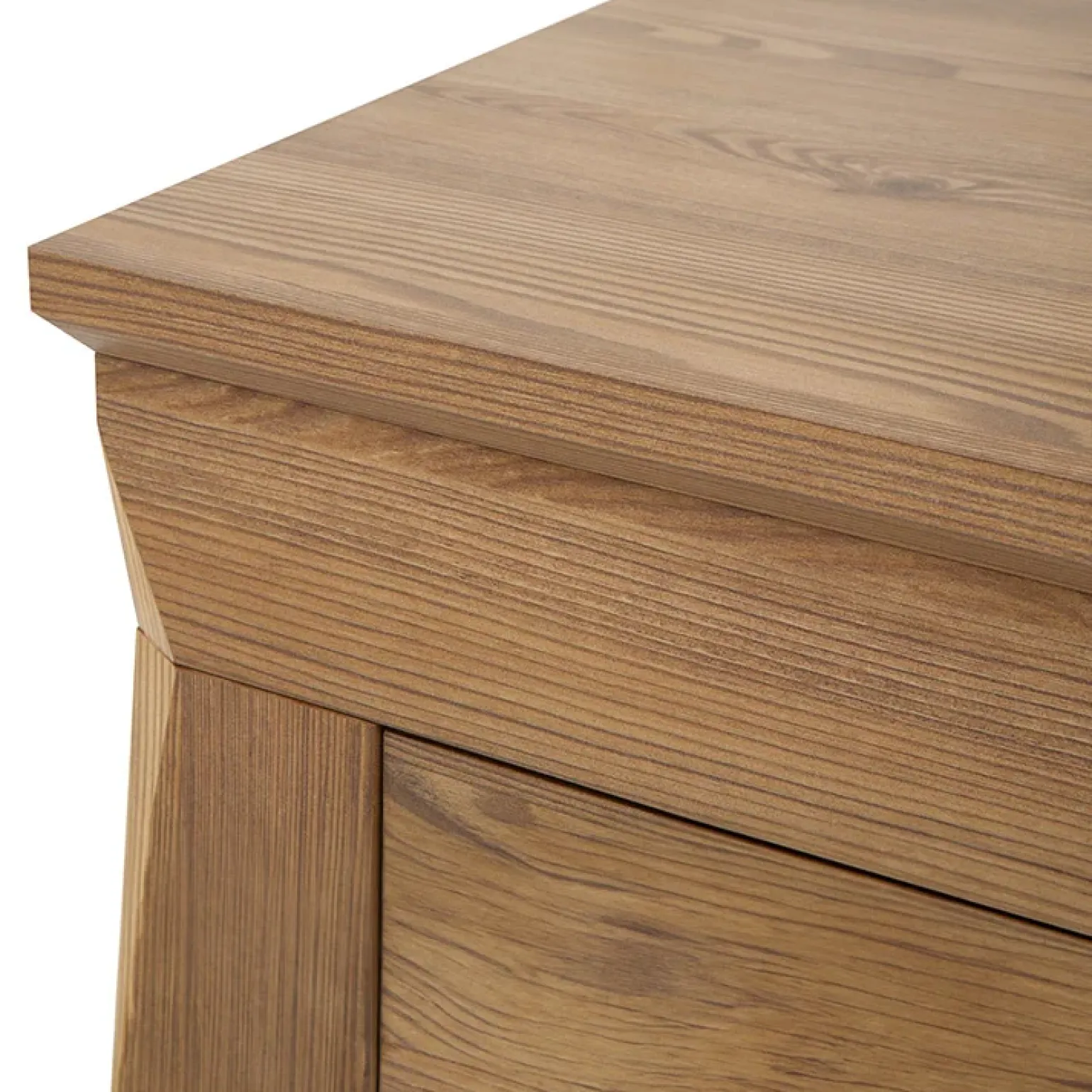 Credenza 156x98h cm 3 cassetti 3 ante rovere scuro Lucca