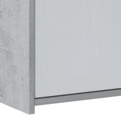 Credenza 114x78h cm moderna bianco opaco cemento Durban