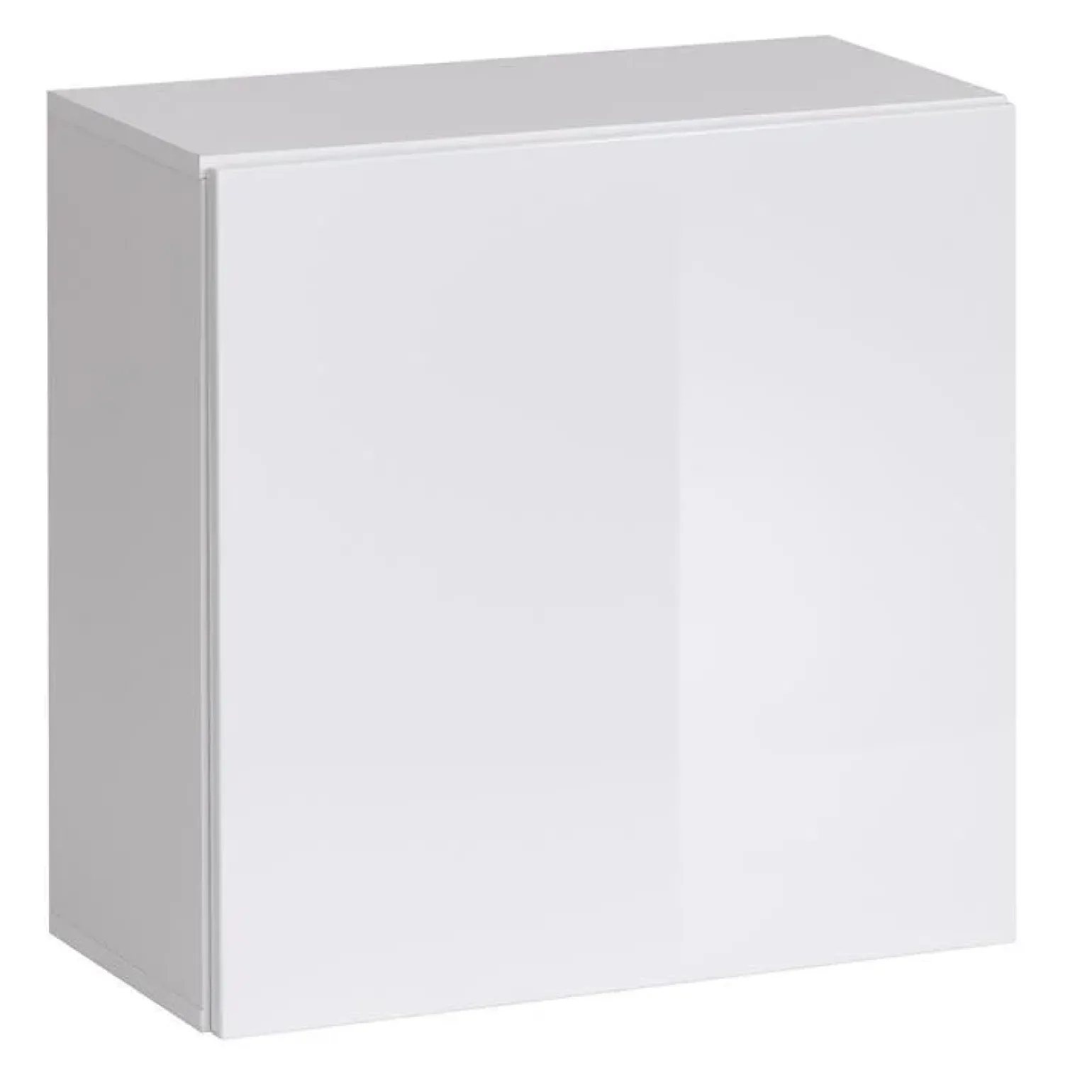 Cubetto da parete 1 anta 60x60cm bianco opaco e lucido Geo