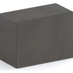 Cubo da terra 55x40h cm 1 anta reversibile ossido nero Sunset