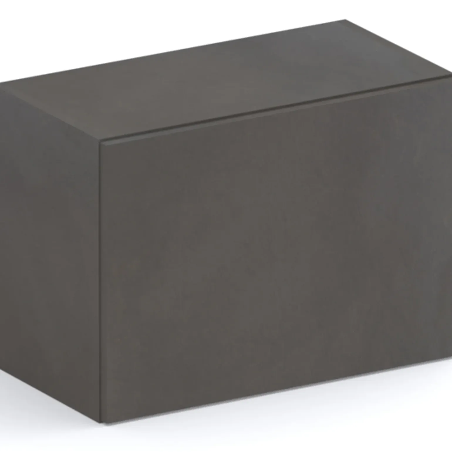 Cubo da terra 55x40h cm 1 anta reversibile ossido nero Sunset