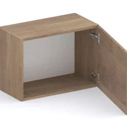 Cubo da terra 55x40h cm 1 anta reversibile rovere scuro Sunset