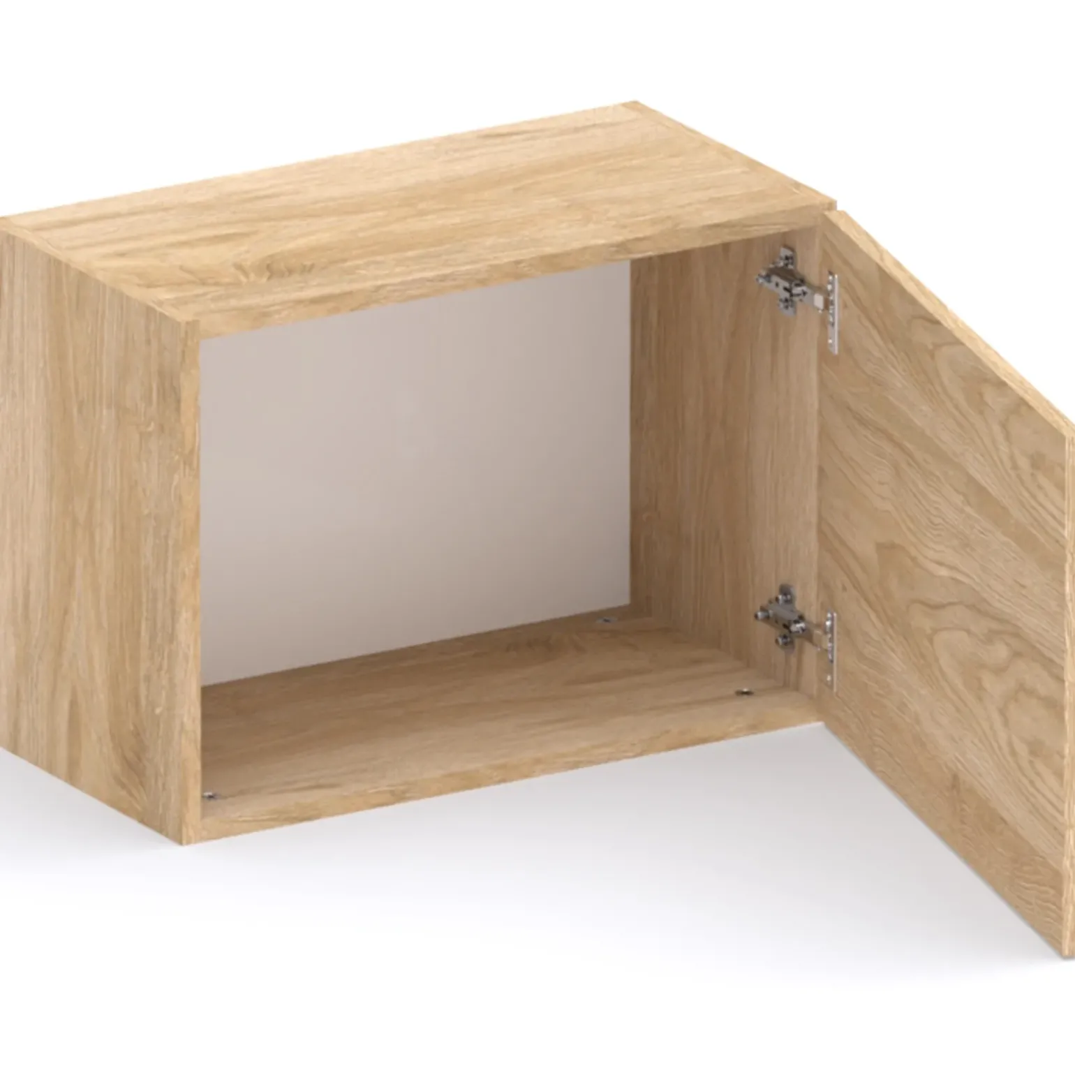 Cubo da terra 55x40h cm 1 anta reversibile rovere chiaro Sunset