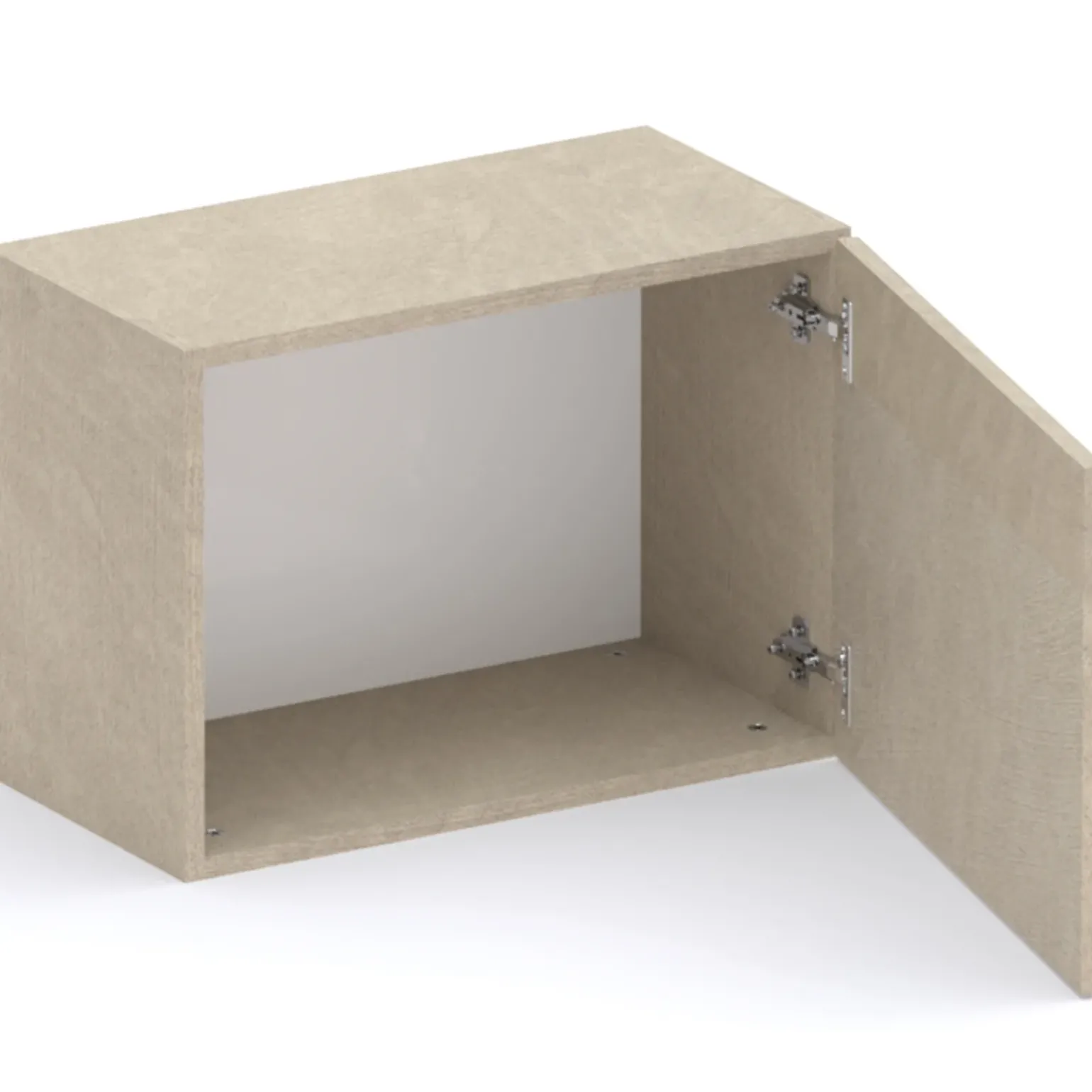 Cubo da terra 55x40h cm 1 anta reversibile tortora Sunset