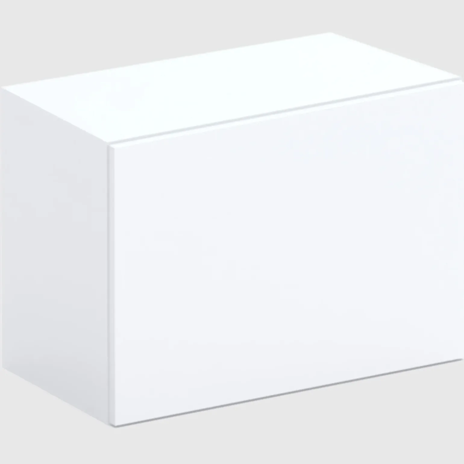 Cubo da terra 55x40h cm 1 anta reversibile bianco lucido Sunset