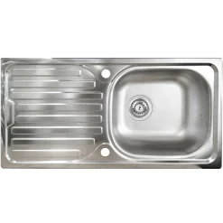 Cucina 255cm componibile lineare moderna antracite grigio pietra Gourmet Elegance