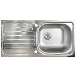 Cucina 255cm componibile lineare moderna antracite rovere Gourmet Pure