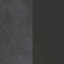 Cucina 255cm componibile lineare moderna antracite grigio pietra Gourmet Pure
