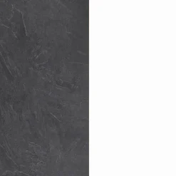 Cucina 255cm componibile lineare moderna bianco grigio pietra Gourmet Prestige