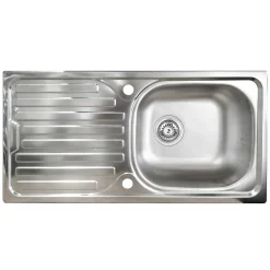 Cucina 255cm componibile lineare moderna antracite rovere Gourmet Elegance