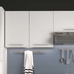 Cucina 240cm moderna componibile bianca rovere Urban