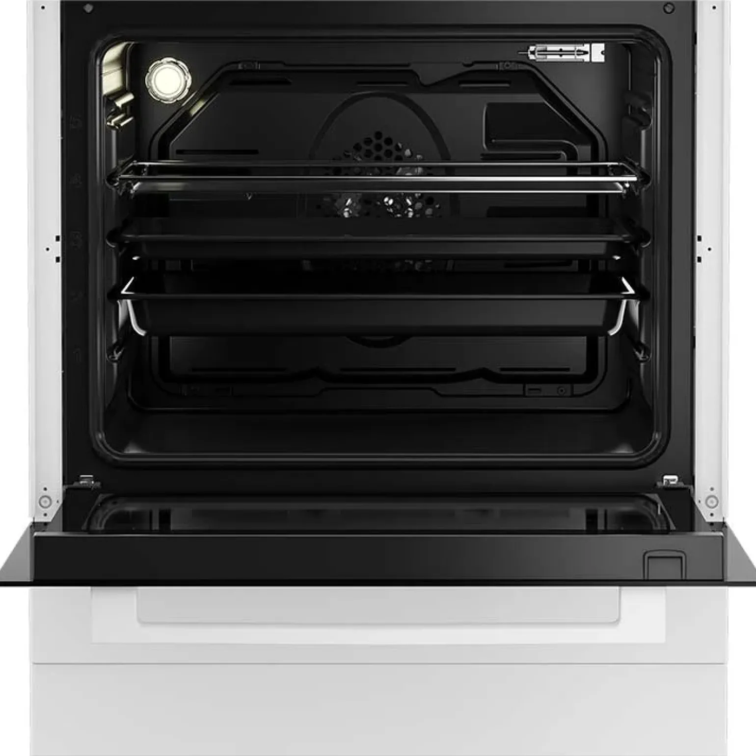 Cucina combinata 4 fuochi con forno elettrico 60x85cm bianco Beko
