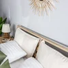 Cuscino decorativo per letto matrimoniale contenitore 180x200cm rovere Noor