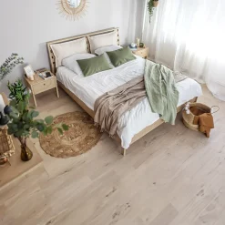 Cuscino decorativo per letto matrimoniale contenitore 180x200cm rovere Noor