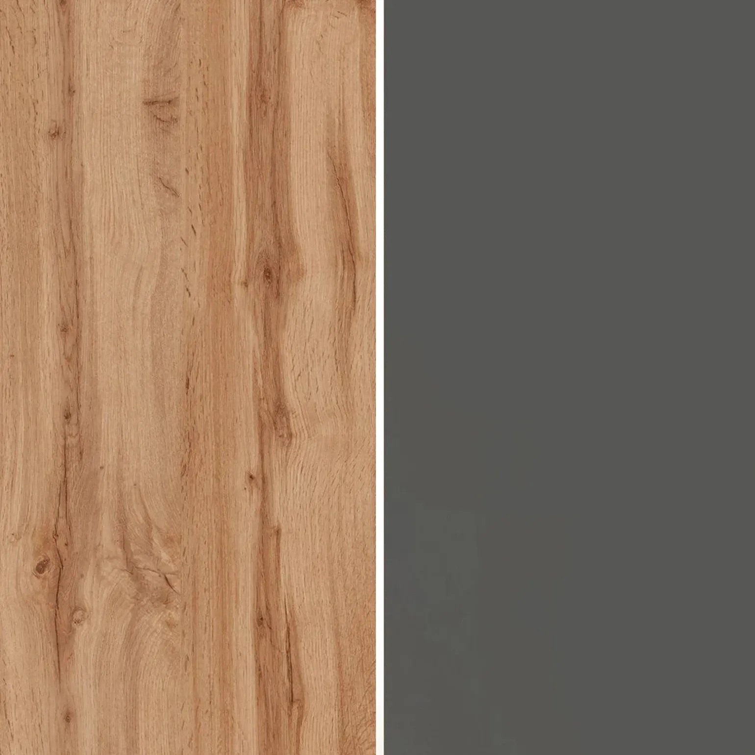 Dispensa cucina 60x165h cm 4 ripiani antracite rovere Gourmet