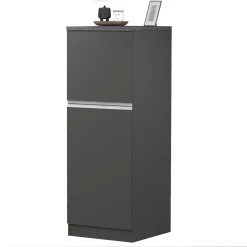 Dispensa cucina 60x165h cm 4 ripiani antracite grigio pietra Gourmet