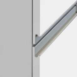 Dispensa cucina 60x165h cm 4 ripiani bianco grigio pietra Gourmet