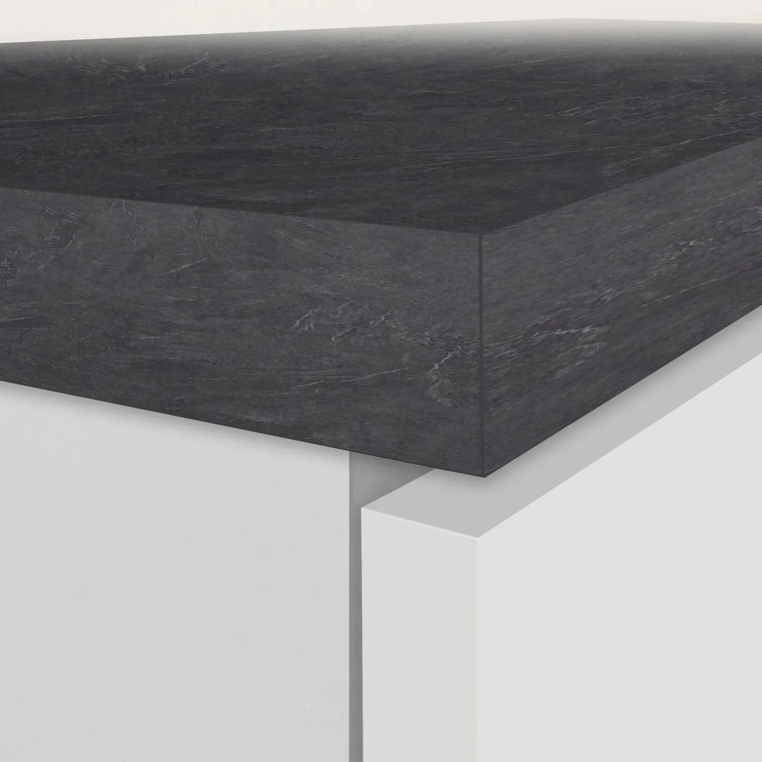Dispensa cucina 60x165h cm 4 ripiani bianco grigio pietra Gourmet