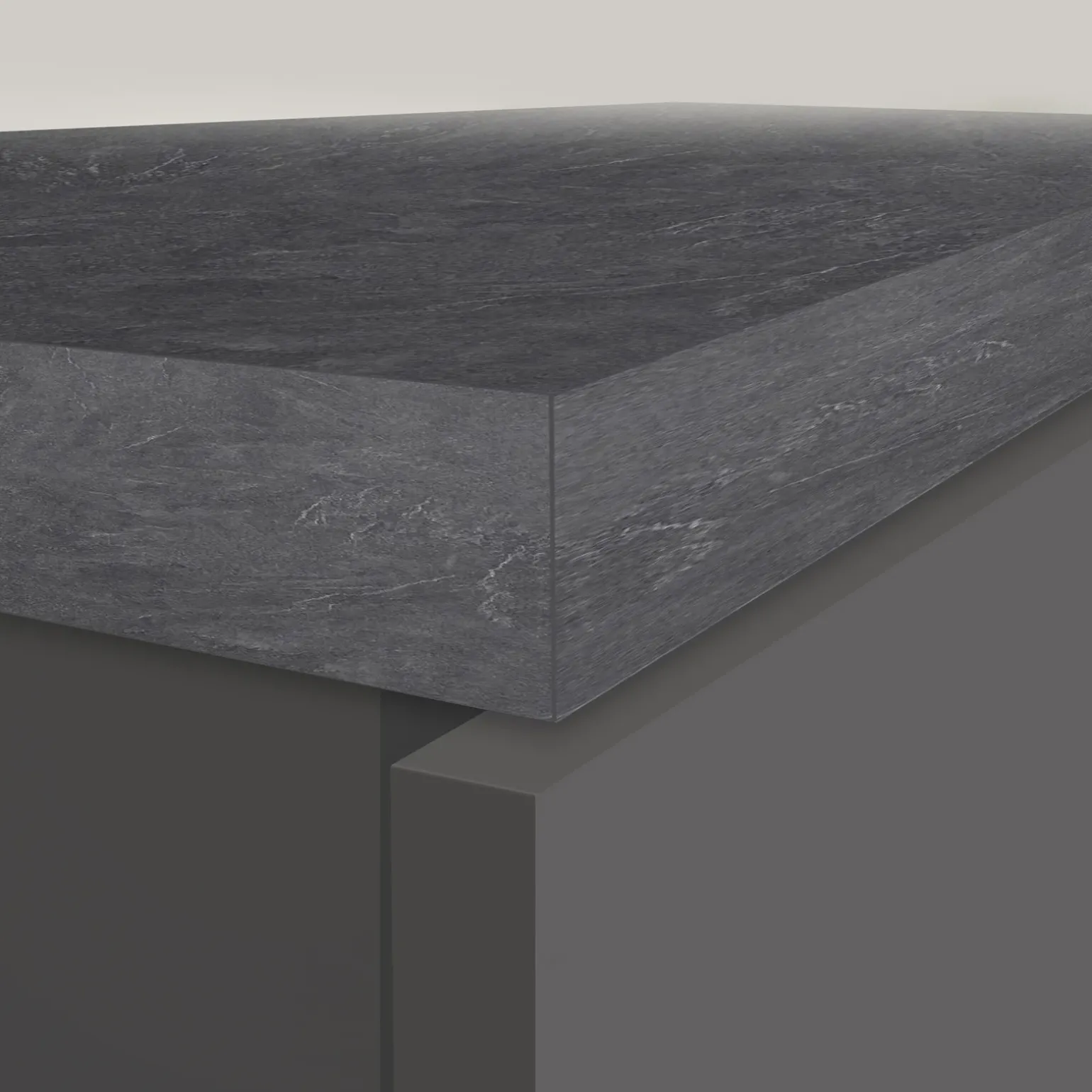 Dispensa cucina 30x165h cm scorrevole antracite grigio pietra Gourmet