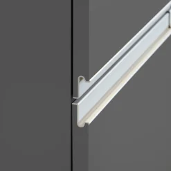 Dispensa cucina 30x165h cm scorrevole antracite rovere Gourmet