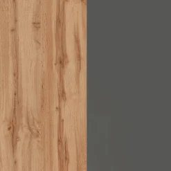 Dispensa cucina 30x165h cm scorrevole antracite rovere Gourmet