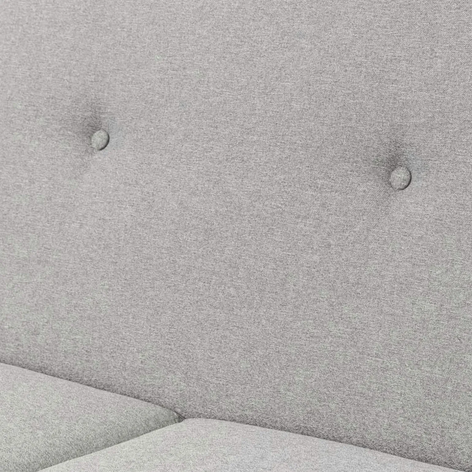 Divano letto 2 posti 216x87cm con box contenitore grigio Nebbia
