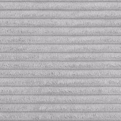 Divano letto 3 posti 240x145cm matrimoniale angolare velluto a coste grigio Appia