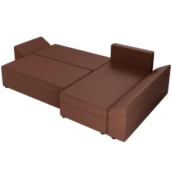 Divano letto 3 posti 240x145cm matrimoniale angolare rosa Appia