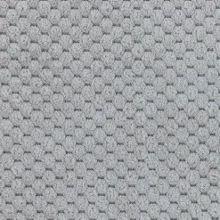 Divano letto angolare 3 posti 244x165cm tessuto grigio Lollypop