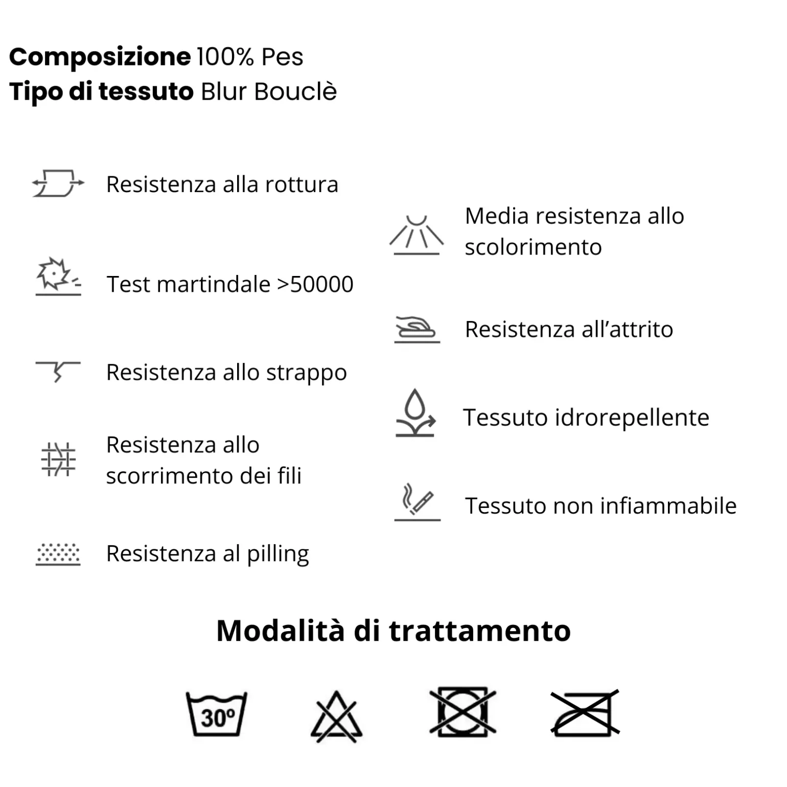 Divano letto angolare destra 3 posti 260x180cm tessuto bouclè azzurro Repose