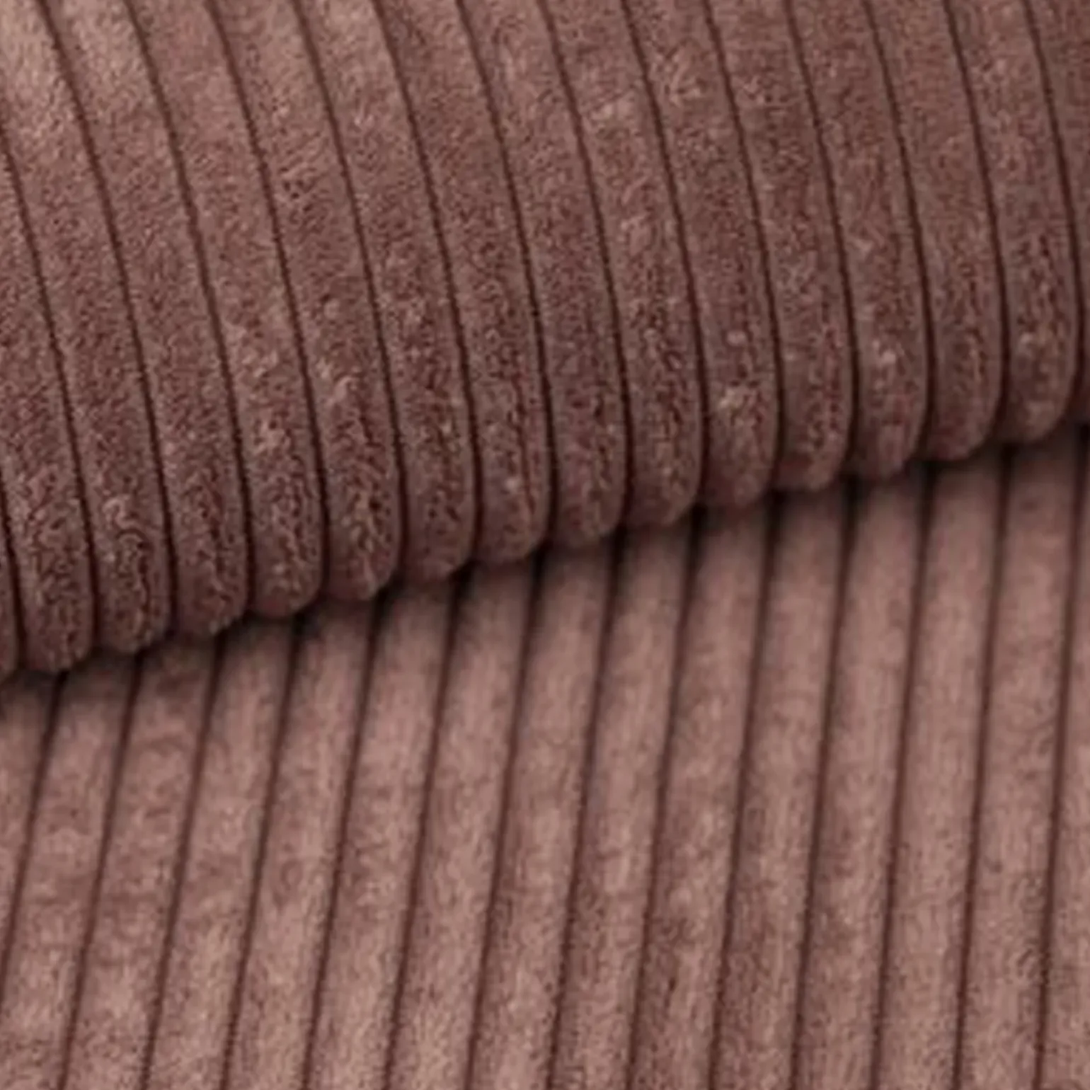 Divano letto angolare sinistra 3 posti 267x167cm velluto a coste rosa Relaxion