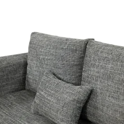 Divano letto matrimoniale 3 posti 205cm grigio chiaro e scuro Connie