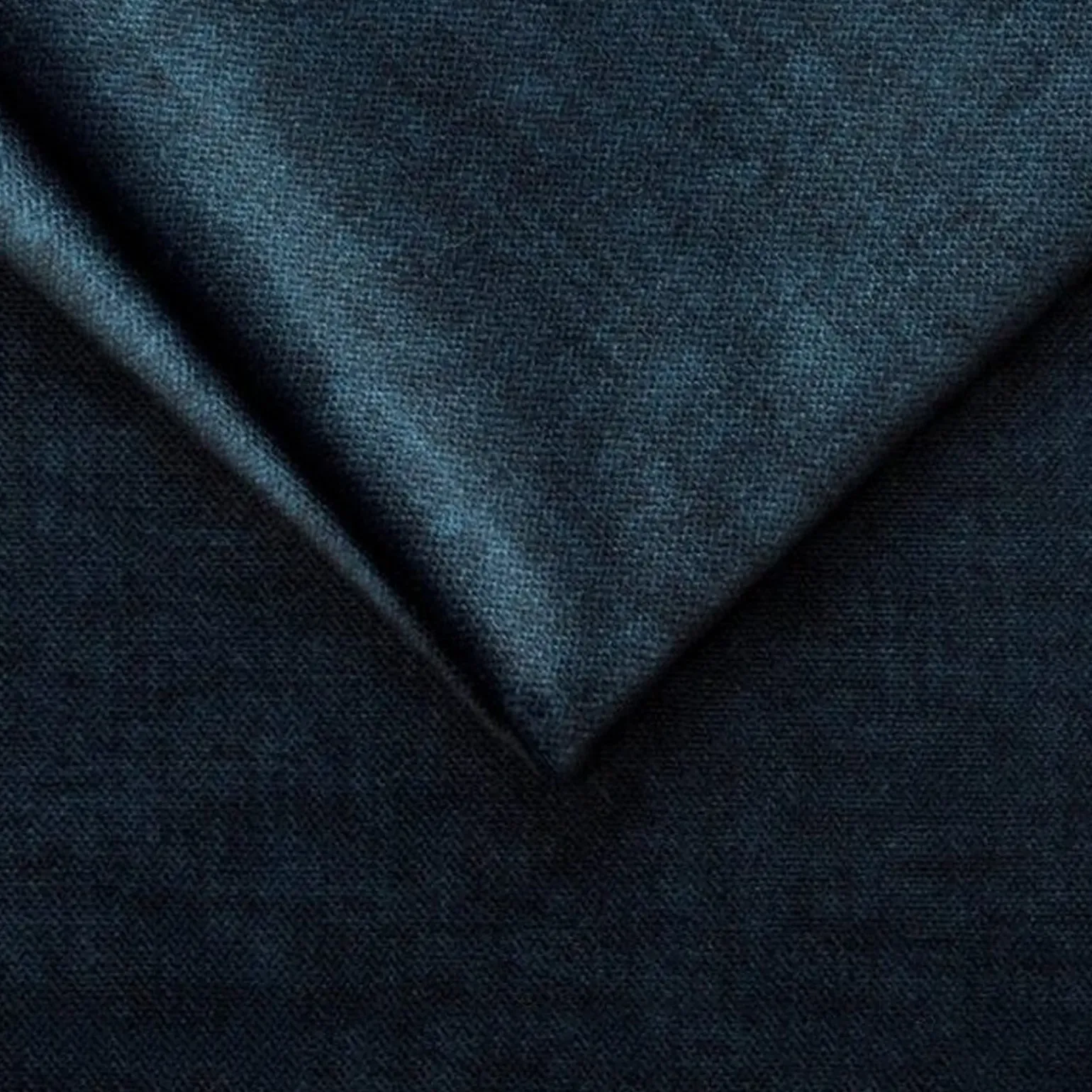 Divano letto regolabile angolare destro 5 posti 353x214cm tessuto blu Calmora