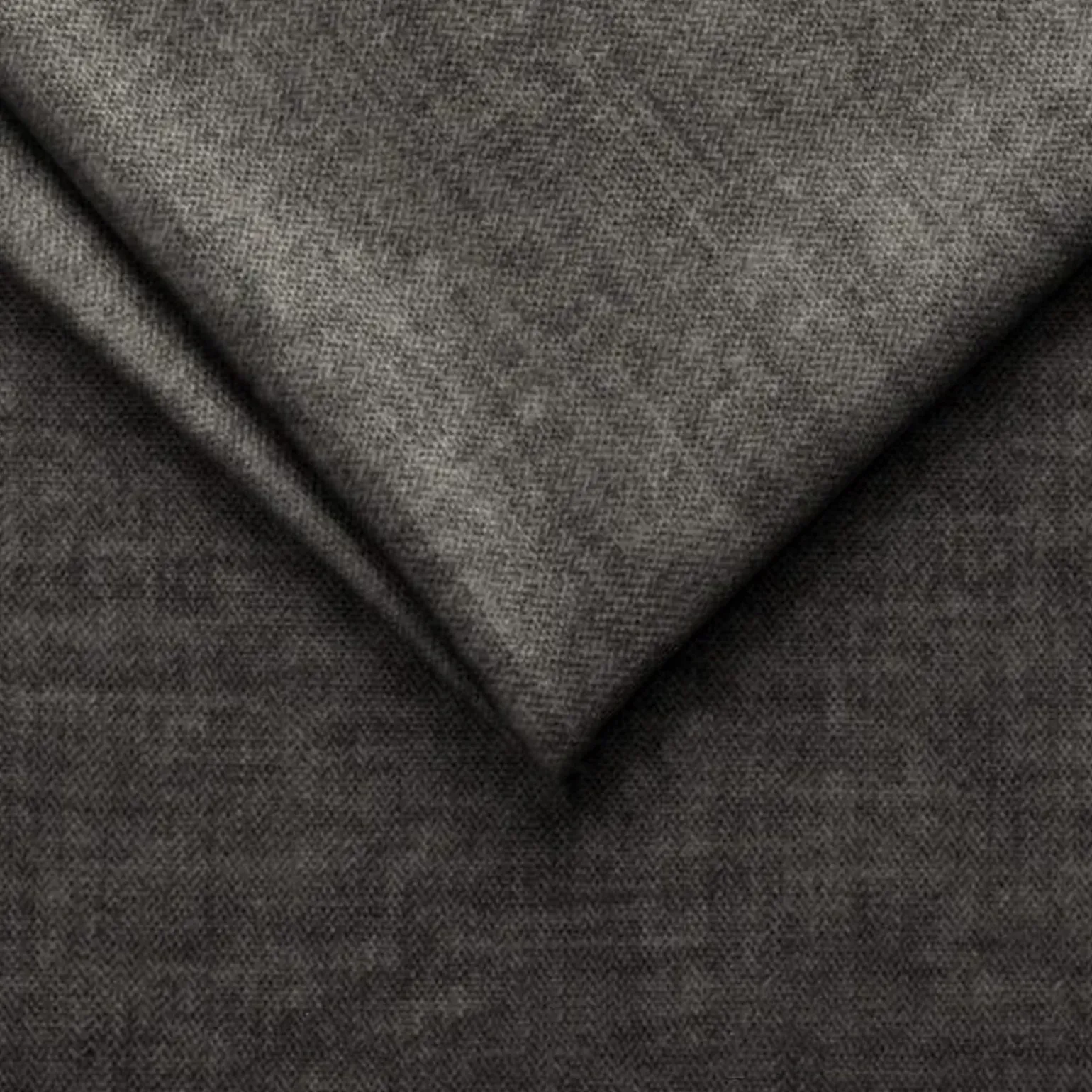 Divano letto regolabile angolare sinistro 5 posti 353x214cm tessuto grigio scuro Calmora