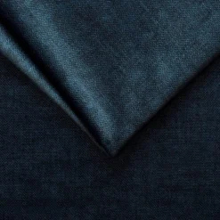 Divano letto regolabile angolare sinistro 5 posti 353x214cm tessuto blu Calmora