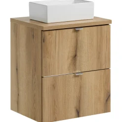 Lavabo bagno da appoggio 35x22cm ceramica bianco Puky