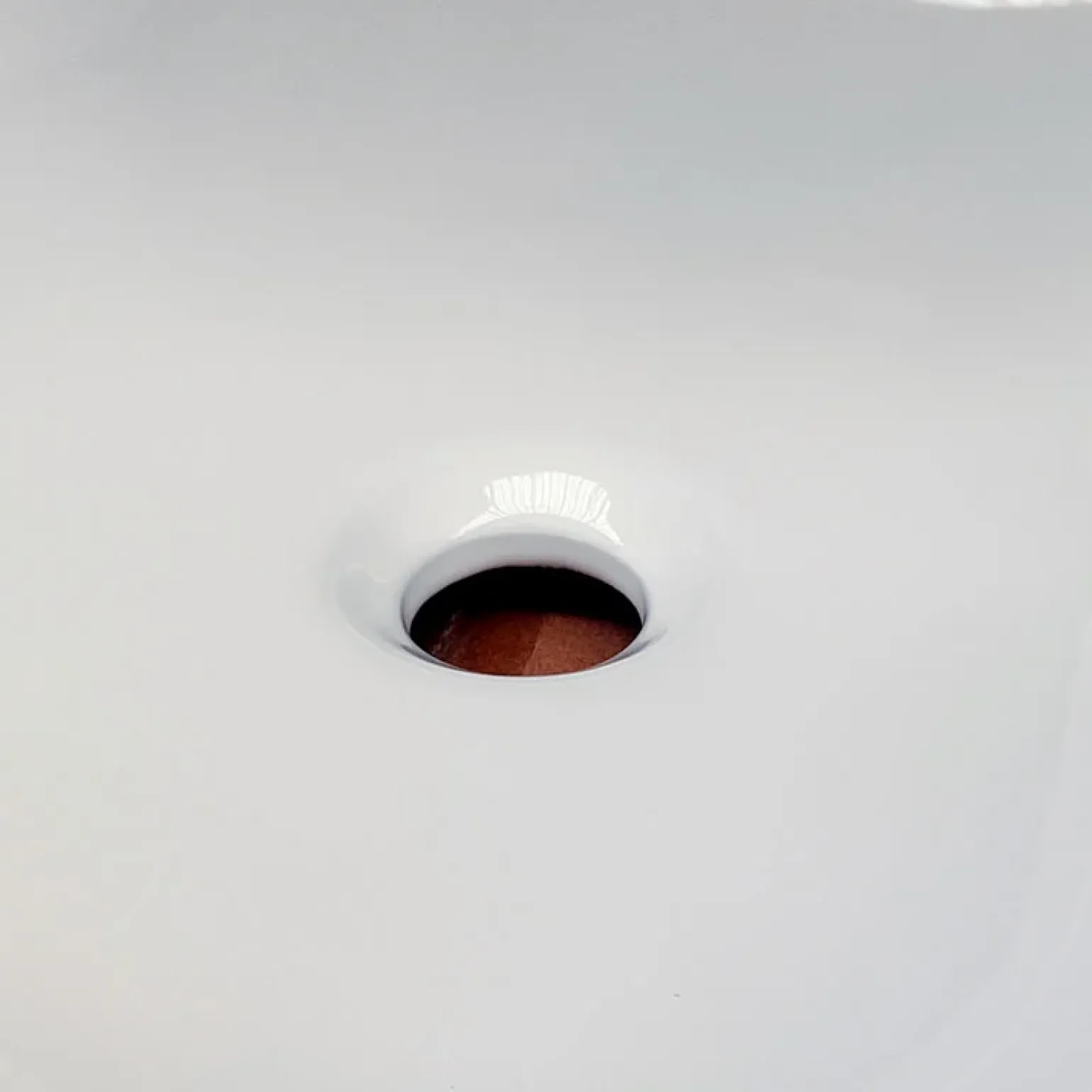 Lavabo bagno da appoggio 46x32cm in ceramica bianco lucido Frejus
