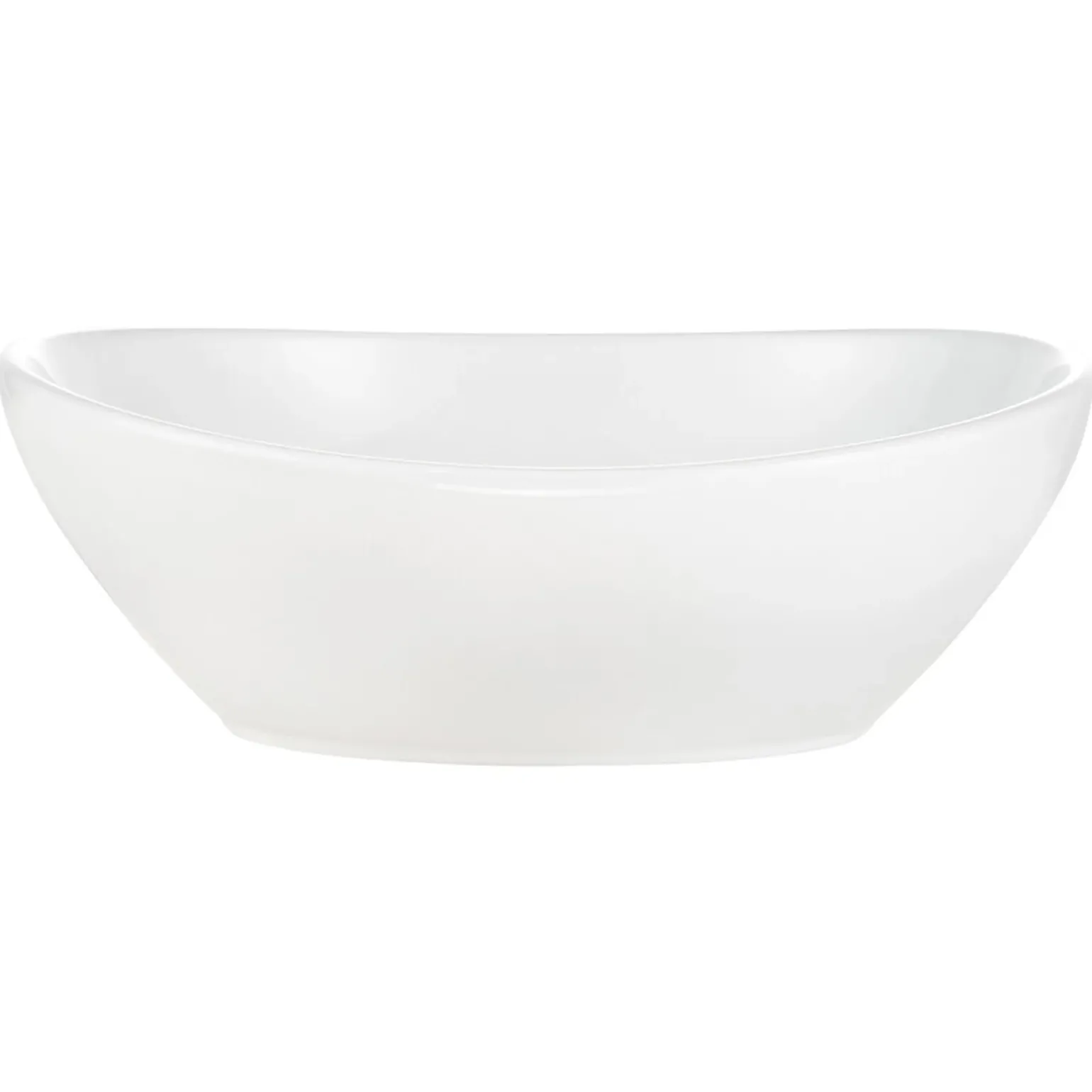 Lavabo bagno da appoggio 41x33cm ceramica bianco Shell