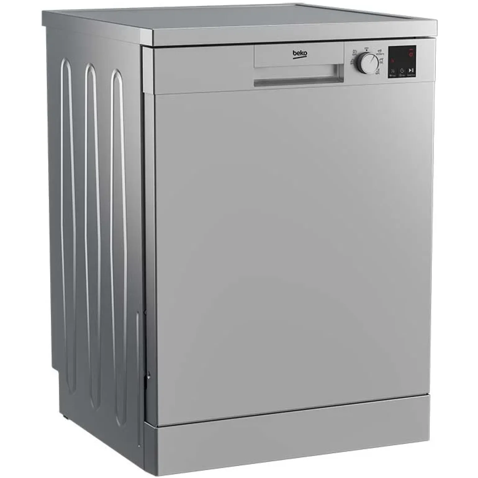Lavastoviglie con display LED 60x85cm inox grigio Beko