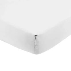 Lenzuolo oversize con angoli in cotone bio 180x200cm bianco Rolla