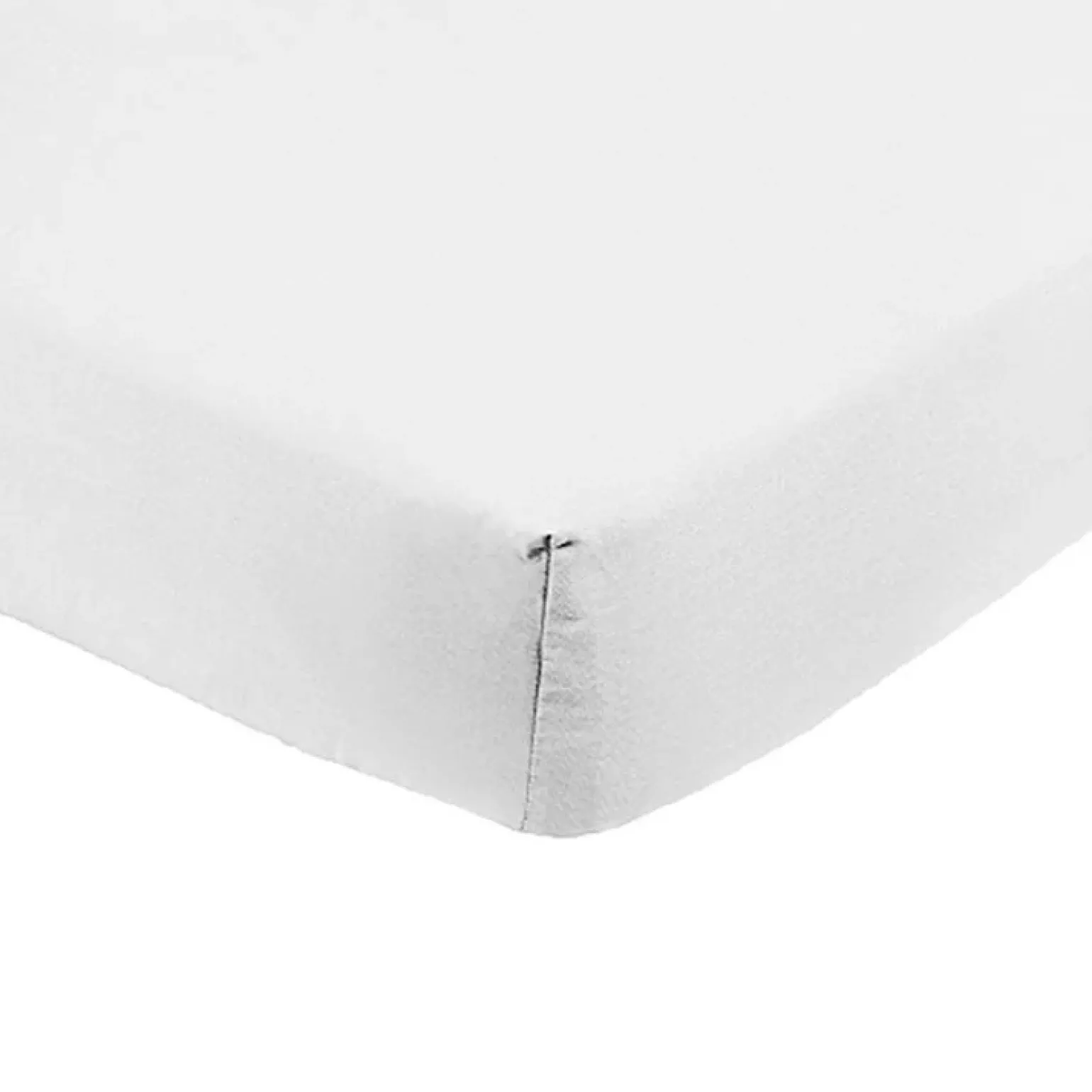Lenzuolo oversize con angoli in cotone bio 180x200cm bianco Rolla