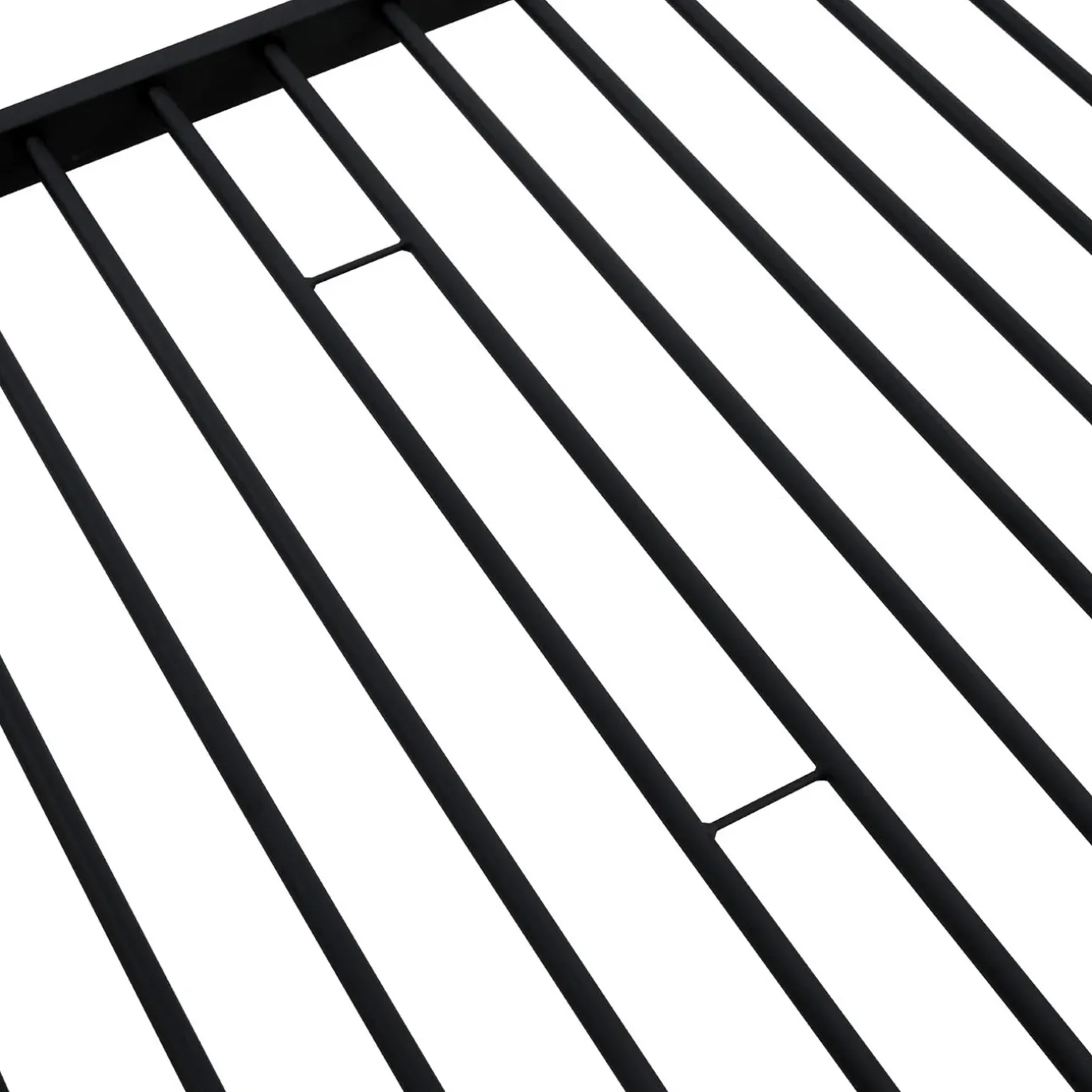 Letto a castello con 2 letti singoli 90x200cm nero Rodin