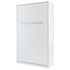 Letto a scomparsa verticale 120x200 cm una piazza e mezza bianco Chimera
