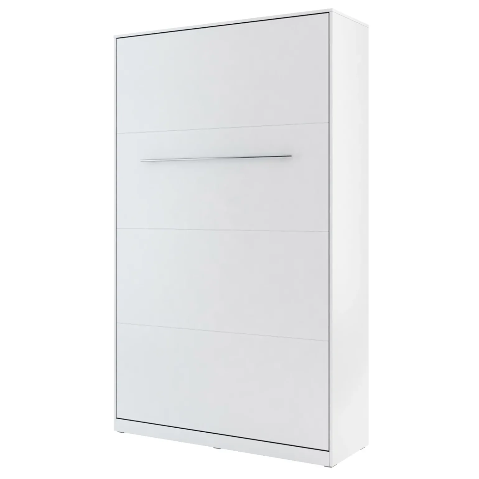 Letto a scomparsa verticale 120x200 cm una piazza e mezza bianco Chimera